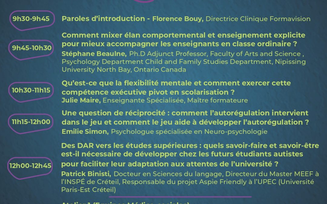 1er colloque DAR (Dispositif AutoRégulation) le 28/06/2023